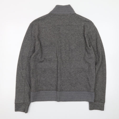 Banana Republic Men’s Grey Wool Blend Bomber Jacket M Heritage Collection