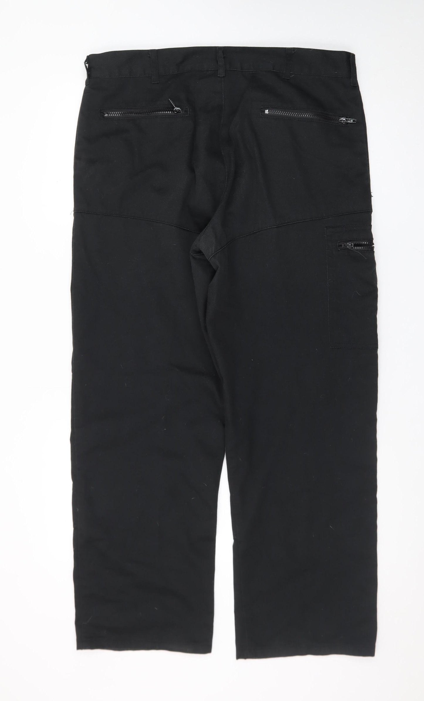 Dickies Men's Black 36 in Redhawk Cargo Work Trousers