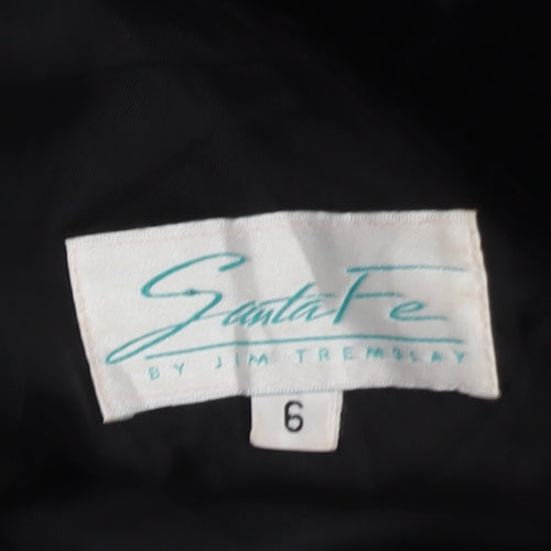 Santa Fe Women’s Black Velvet Bodycon Dress Size 10 Sweetheart Neck