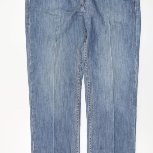 Levi's 514 Women's Blue Straight Denim Jeans W34 L30 Classic Fit