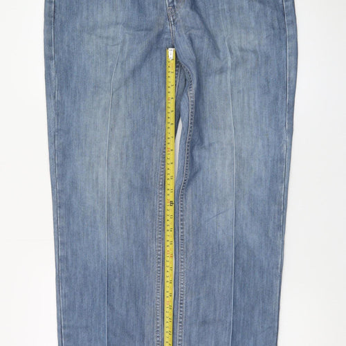 Levi's 514 Women's Blue Straight Denim Jeans W34 L30 Classic Fit