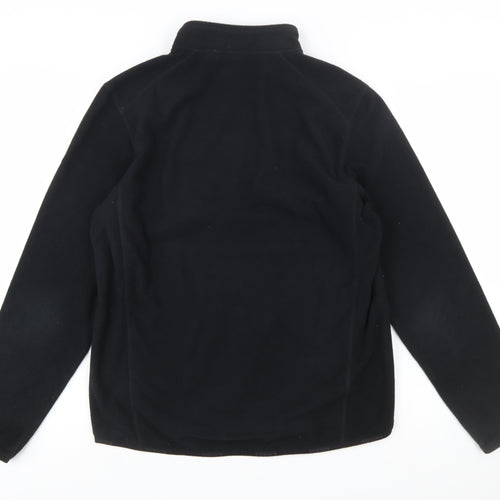 TOG24 Mens Black Fleece 1/2 Zip Pullover Sweatshirt Size M