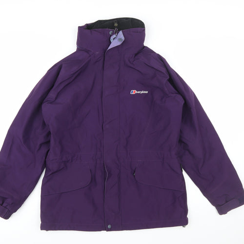 Berghaus Women's Purple Waterproof Gore-Tex Rain Jacket Size 10