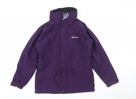 Berghaus Women's Purple Waterproof Gore-Tex Rain Jacket Size 10