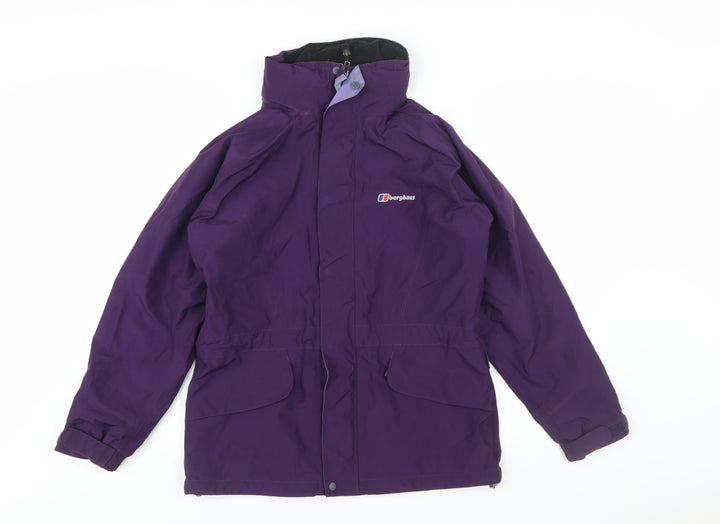 Berghaus Women's Purple Waterproof Gore-Tex Rain Jacket Size 10