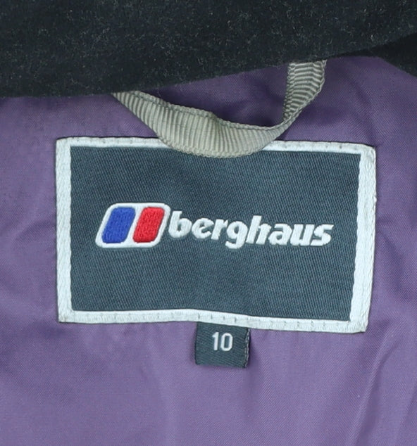 Berghaus Women's Purple Waterproof Gore-Tex Rain Jacket Size 10
