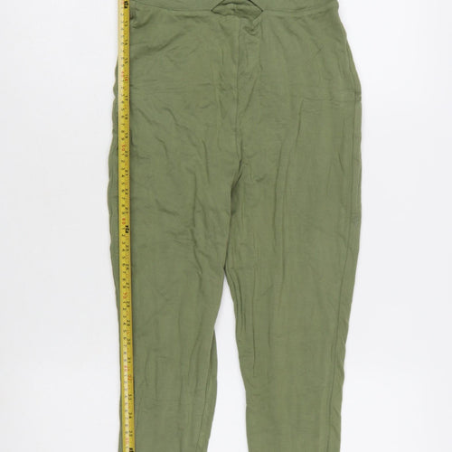 Oh Polly Women’s Green Sleeveless Wrap Slim Jumpsuit Size 12