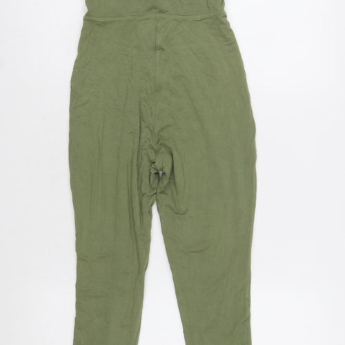 Oh Polly Women’s Green Sleeveless Wrap Slim Jumpsuit Size 12