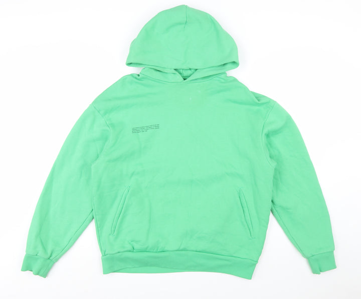 Pangaia Men’s Green XS Pullover Hoodie Organic Cotton Fleece