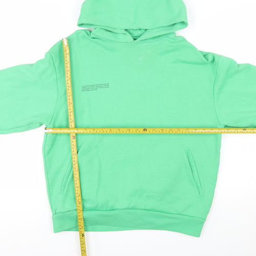 Pangaia Men’s Green XS Pullover Hoodie Organic Cotton Fleece