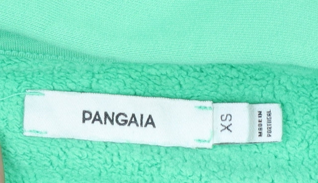 Pangaia Men’s Green XS Pullover Hoodie Organic Cotton Fleece