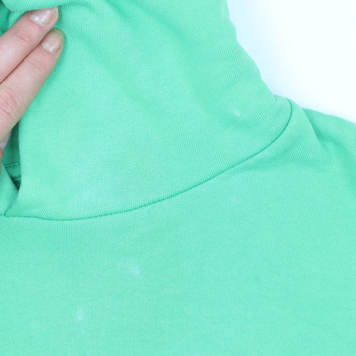 Pangaia Men’s Green XS Pullover Hoodie Organic Cotton Fleece