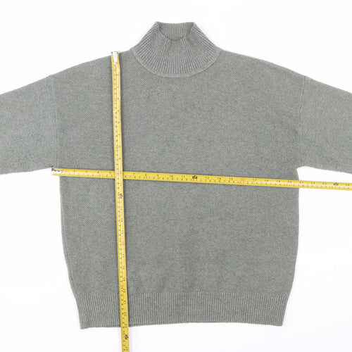 Marks and Spencer Women’s Grey Roll Neck Knit Jumper Size S