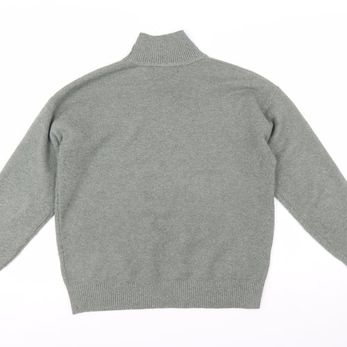 Marks and Spencer Women’s Grey Roll Neck Knit Jumper Size S
