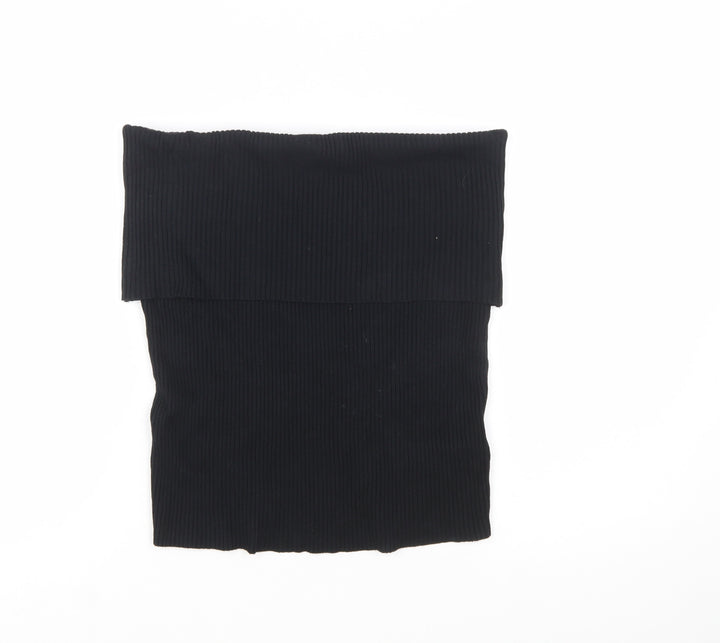 Marks and Spencer Women's Black Off Shoulder Knit Camisole Top Size 20