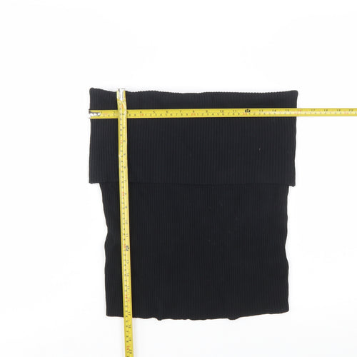 Marks and Spencer Women's Black Off Shoulder Knit Camisole Top Size 20