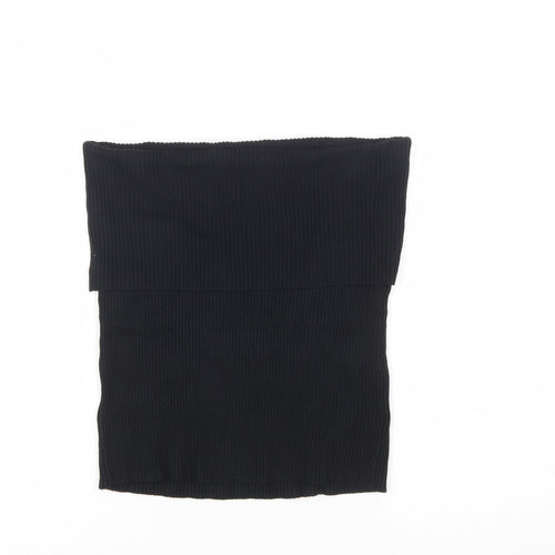 Marks and Spencer Women's Black Off Shoulder Knit Camisole Top Size 20