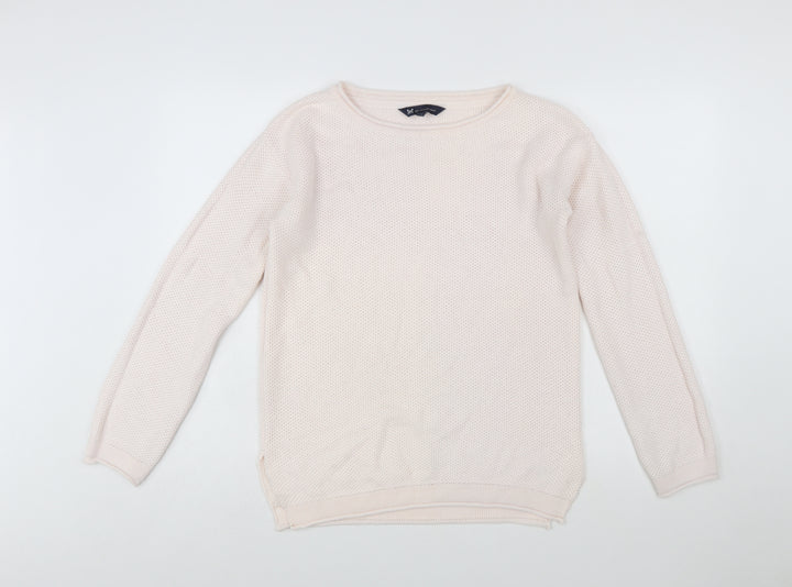 Crew Clothing Company Womens Beige Size 12 Knit Jumper