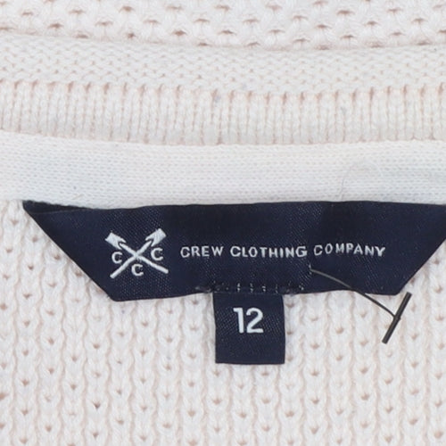 Crew Clothing Company Womens Beige Size 12 Knit Jumper