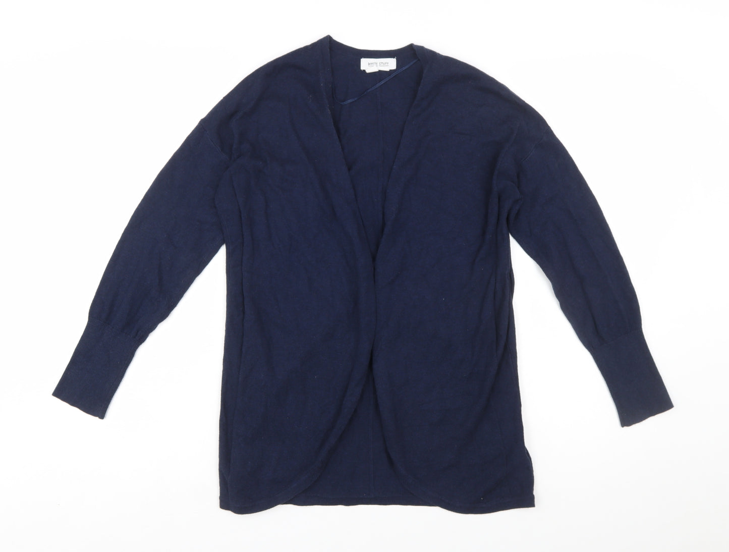White Stuff Women’s Blue Long Sleeve Knit Cardigan Size S
