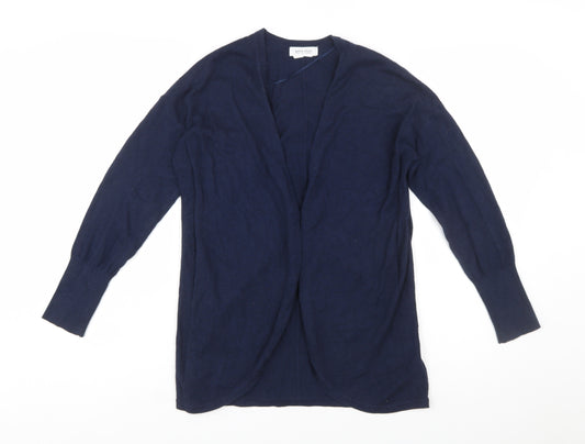 White Stuff Women’s Blue Long Sleeve Knit Cardigan Size S