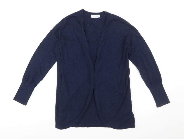 White Stuff Women’s Blue Long Sleeve Knit Cardigan Size S