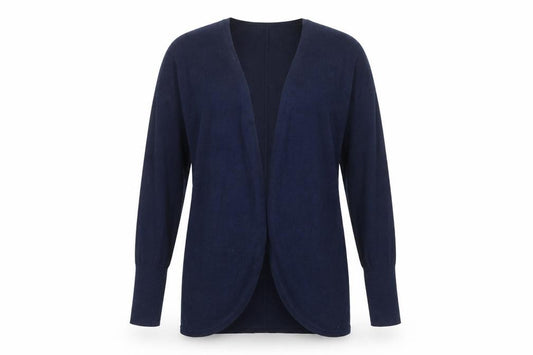 Front view of White Stuff Women’s Blue Long Sleeve Knit Cardigan, size S