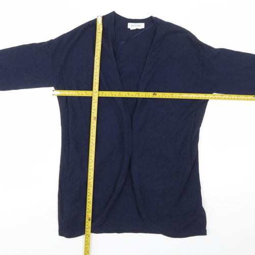 White Stuff Women’s Blue Long Sleeve Knit Cardigan Size S