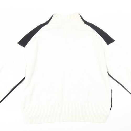 Marks and Spencer Womens Black Roll Neck Knit Jumper L