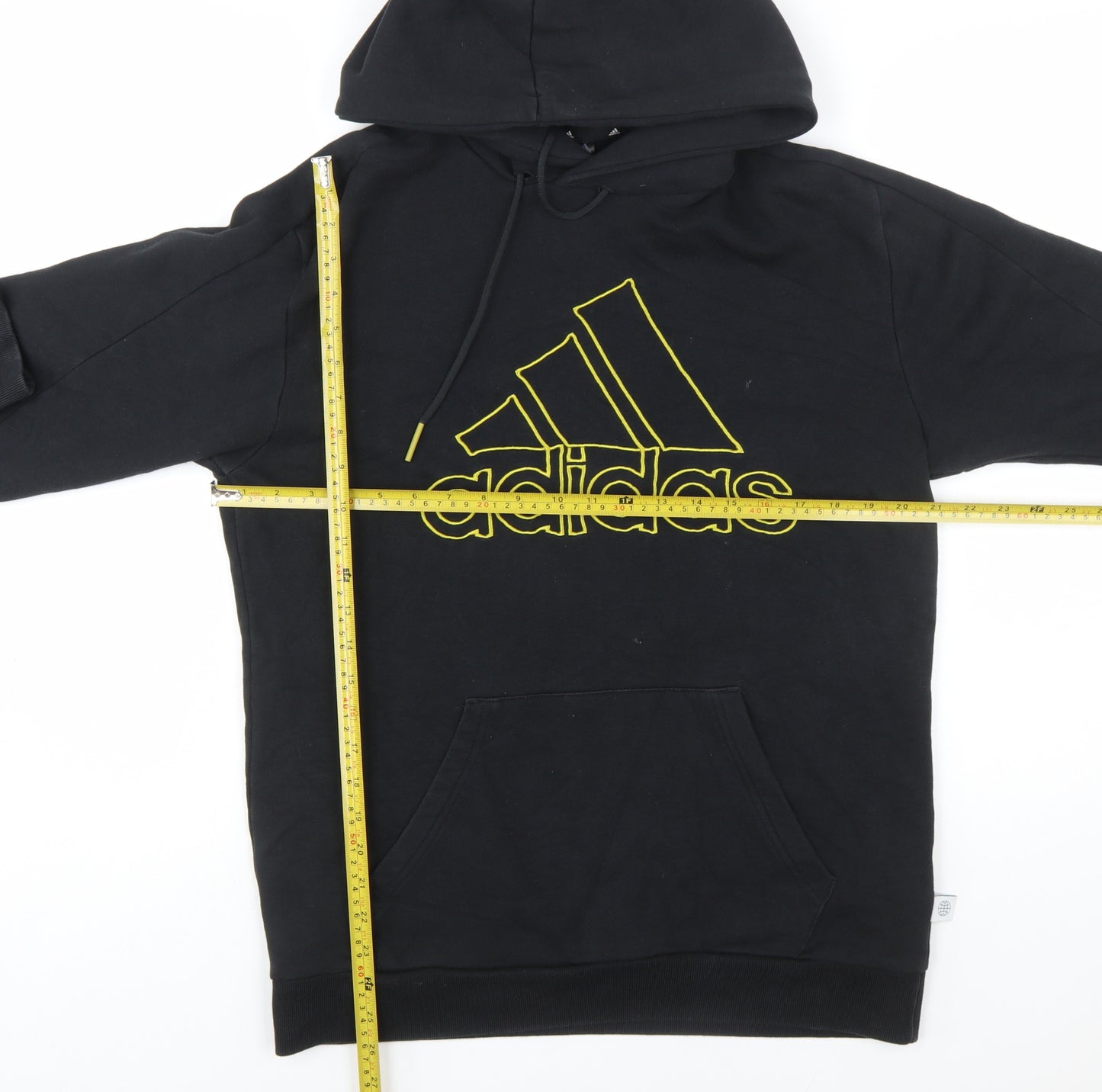 Adidas Men's Black Pullover Hoodie Small Logo Sports Fleece