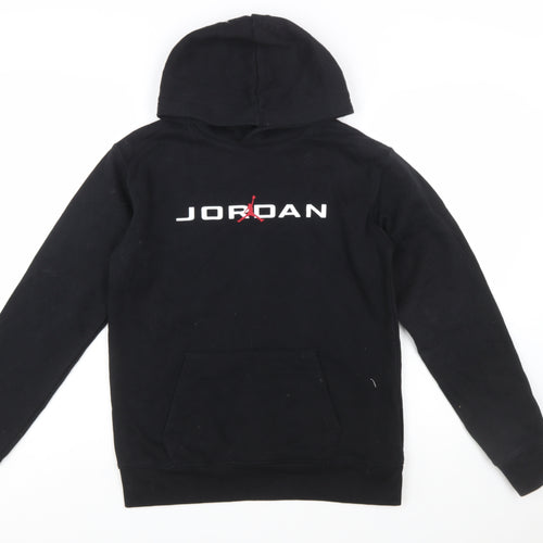 Nike Jordan Boys Black Pullover Hoodie XL 13-15 Years Cotton Blend
