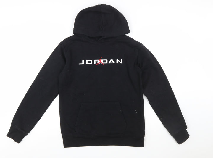 Nike Jordan Boys Black Pullover Hoodie XL 13-15 Years Cotton Blend