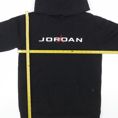 Nike Jordan Boys Black Pullover Hoodie XL 13-15 Years Cotton Blend