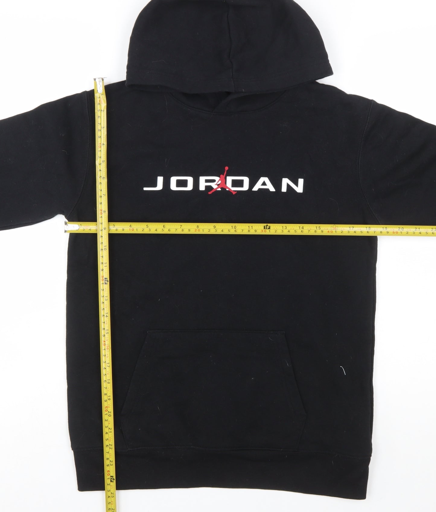 Nike Jordan Boys Black Pullover Hoodie XL 13-15 Years Cotton Blend