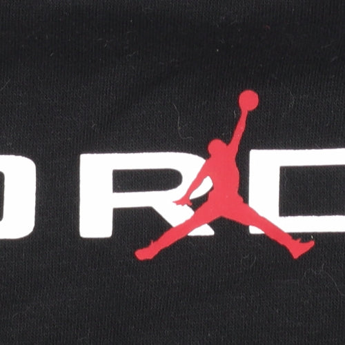 Nike Jordan Boys Black Pullover Hoodie XL 13-15 Years Cotton Blend