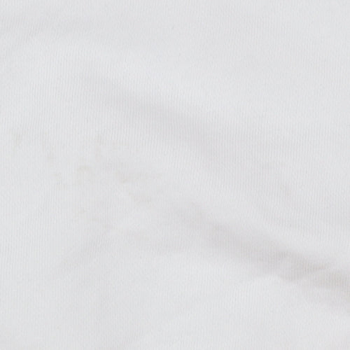 Nike Men White Pullover Hoodie L Graphic Logo Sportswear