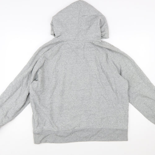 Levi's Mens Grey Pullover Hoodie Size L Graphic Logo Fleece