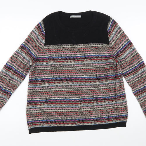 Marks and Spencer Women’s Multicoloured Fair Isle Knit Jumper UK 18