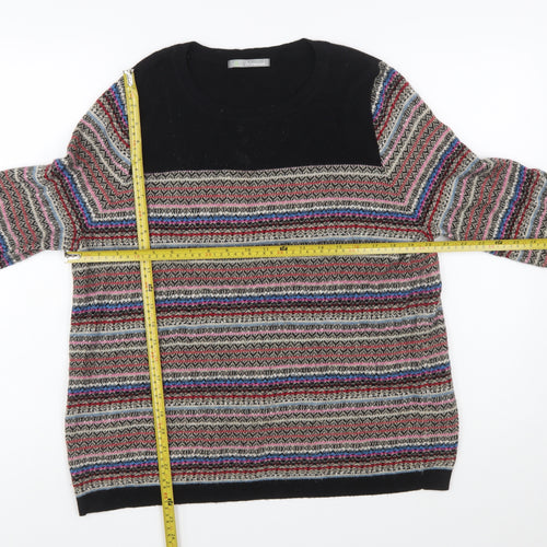 Marks and Spencer Women’s Multicoloured Fair Isle Knit Jumper UK 18