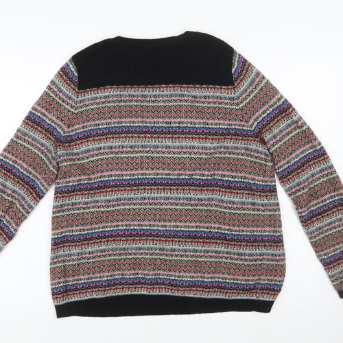 Marks and Spencer Women’s Multicoloured Fair Isle Knit Jumper UK 18