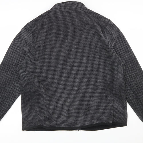 Weird Fish Men's Grey Full Zip Fleece Sweatshirt 3XL Lightweight Outdoor