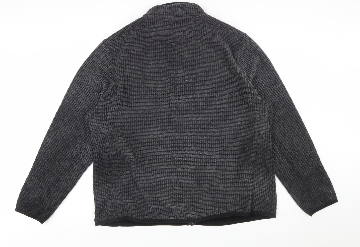 Weird Fish Men's Grey Full Zip Fleece Sweatshirt 3XL Lightweight Outdoor