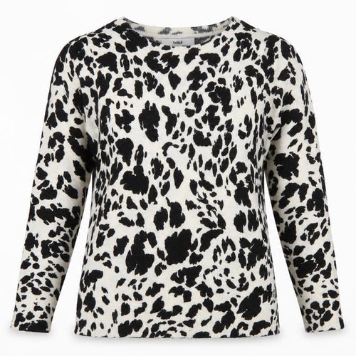 Marks and Spencer Women’s Black Animal Print Jumper Size 12
