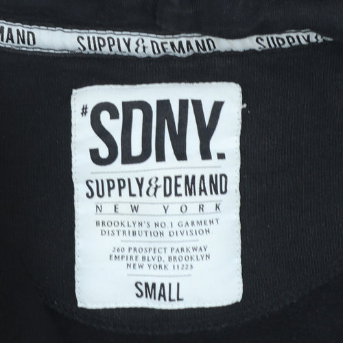 Supply & Demand Men’s Black Small Full Zip Hoodie