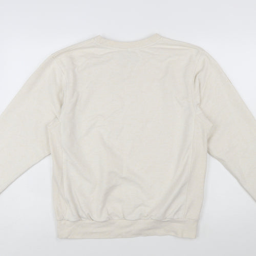 Nike Women Beige Dri-Fit Pullover Sweatshirt Size S
