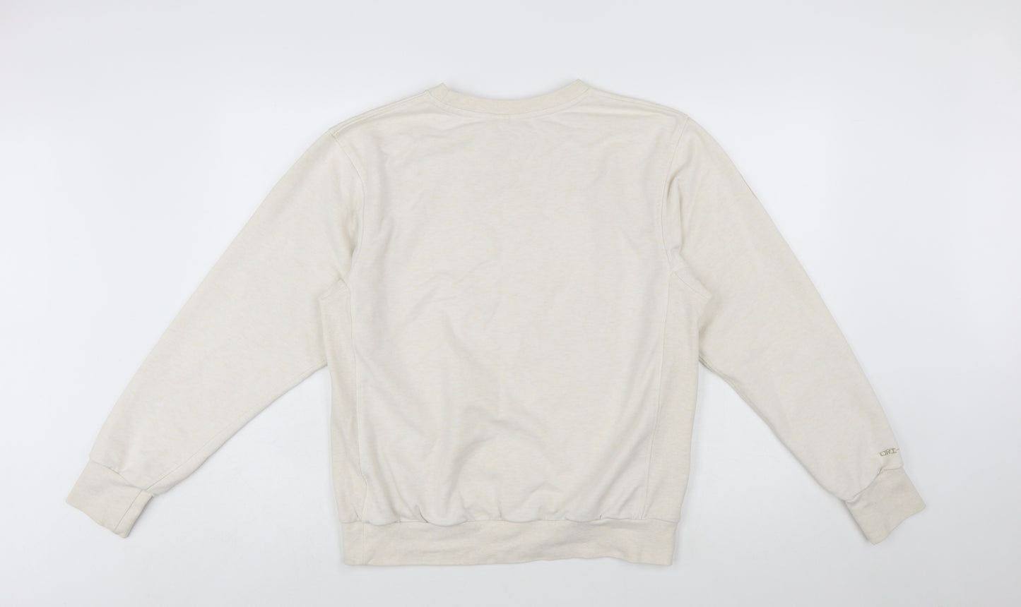 Nike Women Beige Dri-Fit Pullover Sweatshirt Size S
