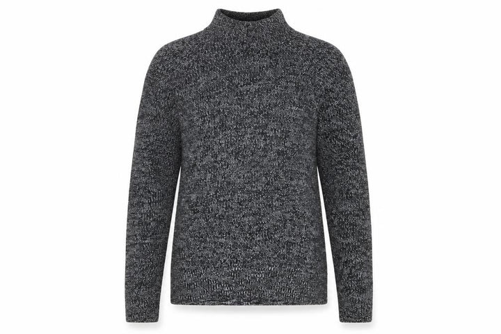 Gap Women Black & White Roll Neck Long Sleeve Jumper Medium
