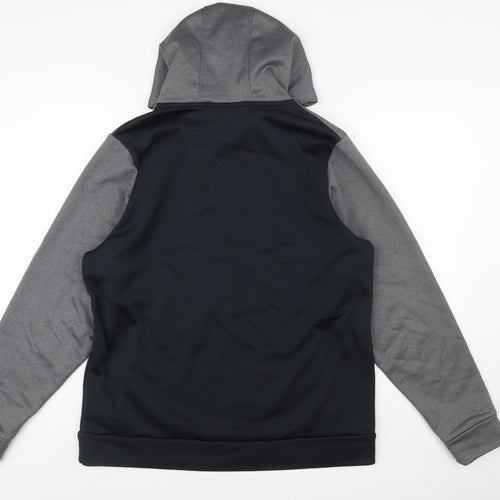 Under Armour Men's Grey Pullover Hoodie L Loose Fit ColdGear