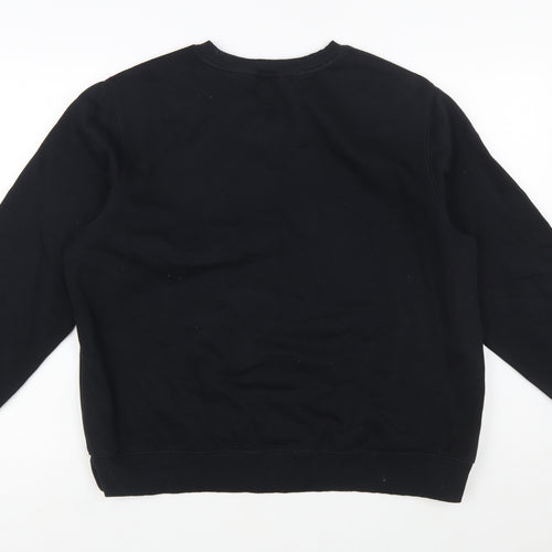 Marks and Spencer Women's Black Sequin Sweatshirt UK16