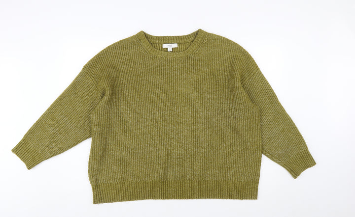 Marks and Spencer Women’s Green XL Chunky Knit Pullover Jumper